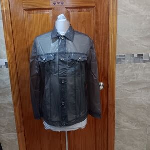 Red Valentino Grey Rain Jacket Size 38